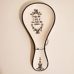 Ceramic spoon rest